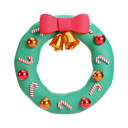 پیش‌نمایش فایل christmas-wreath-6742824 از پک کریسمس