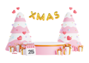 پیش‌نمایش فایل cute-christmas-podium-6742791 از پک کریسمس