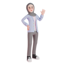 پیش‌نمایش فایل muslim-woman-show-greeting-gesture-8047739 از پک کارمند زن مسلمان