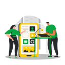 پیش‌نمایش فایل mobile-ui-designing-5948722 از پک توسعه وب و اپلیکیشن