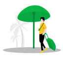 پیش‌نمایش فایل man-going-on-vacation-trip-6329069 از پک تعطیلات سفر