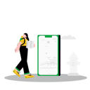 پیش‌نمایش فایل woman-using-mobile-app-to-find-travel-location-6329081 از پک تعطیلات سفر