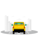 پیش‌نمایش فایل pickup-truck-driving-in-car-6570842 از پک وسایل نقلیه حمل و نقل