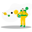 پیش‌نمایش فایل astronaut-6957077 از پک فضا