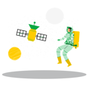 پیش‌نمایش فایل astronaut-doing-spacewalk-6957080 از پک فضا