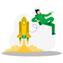 پیش‌نمایش فایل rocket-launching-in-space-6957084 از پک فضا