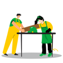 پیش‌نمایش فایل carpenters-working-6956836 از پک ابزار | خدمات | ساخت وساز