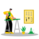 پیش‌نمایش فایل male-carpenter-working-6956840 از پک ابزار | خدمات | ساخت وساز