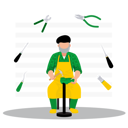 پیش‌نمایش فایل shoe-maker-6956825 از پک ابزار | خدمات | ساخت وساز