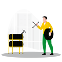 پیش‌نمایش فایل tire-repairing-6956827 از پک ابزار | خدمات | ساخت وساز
