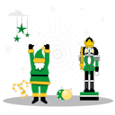 پیش‌نمایش فایل christmas-santa-and-elf-7265857 از پک کریسمس