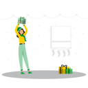 پیش‌نمایش فایل girl-holding-christmas-gift-7265862 از پک کریسمس