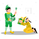 پیش‌نمایش فایل kids-with-christmas-gifts-7265826 از پک کریسمس
