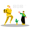 پیش‌نمایش فایل santa-giving-christmas-gift-to-boy-7265860 از پک کریسمس