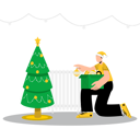 پیش‌نمایش فایل woman-decorating-christmas-tree-7265824 از پک کریسمس