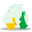 پیش‌نمایش فایل bunnies-7984137 از پک حیوانات خانگی | جانوران | توله سگ