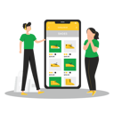 پیش‌نمایش فایل digital-shopping-app-8735456 از پک خرید آنلاین