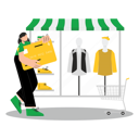 پیش‌نمایش فایل female-doing-online-shopping-8735479 از پک خرید آنلاین