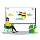 پیش‌نمایش فایل female-doing-online-shopping-8735483 از پک خرید آنلاین