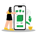پیش‌نمایش فایل girl-doing-online-shopping-8735463 از پک خرید آنلاین