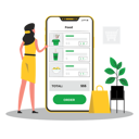 پیش‌نمایش فایل girl-doing-online-shopping-8735468 از پک خرید آنلاین