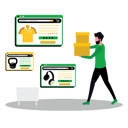 پیش‌نمایش فایل man-doing-online-shopping-8735473 از پک خرید آنلاین