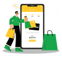 پیش‌نمایش فایل man-doing-online-shopping-8735478 از پک خرید آنلاین
