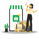 پیش‌نمایش فایل online-shopping-advertisement-8735453 از پک خرید آنلاین