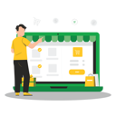 پیش‌نمایش فایل online-shopping-site-8735455 از پک خرید آنلاین