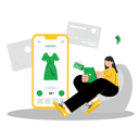 پیش‌نمایش فایل shopping-app-8735442 از پک خرید آنلاین