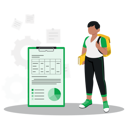 پیش‌نمایش فایل boy-with-result-sheet-8997579 از پک آموزش