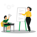 پیش‌نمایش فایل female-teacher-teaching-boy-in-school-8997590 از پک آموزش