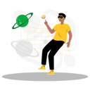 پیش‌نمایش فایل boy-is-enjoying-virtual-reality-technology-10141397 از پک متاورس