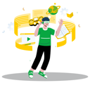 پیش‌نمایش فایل boy-is-enjoying-virtual-reality-technology-10141401 از پک متاورس