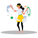 پیش‌نمایش فایل girl-is-enjoying-virtual-reality-technology-10141398 از پک متاورس