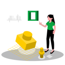 پیش‌نمایش فایل girl-is-viewing-geometrical-shapes-10141385 از پک متاورس