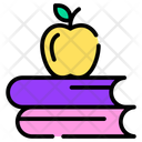پیش‌نمایش فایل apple-and-book-10714808 از پک آیکون های آموزش