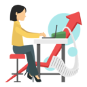 پیش‌نمایش فایل girl-working-on-laptop-7300343 از پک حسابداری مالی