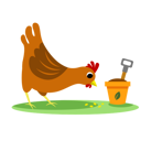 پیش‌نمایش فایل chicken-8928323 از پک باغبانی مزرعه