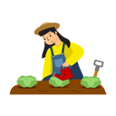 پیش‌نمایش فایل female-watering-plant-8928330 از پک باغبانی مزرعه