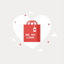 پیش‌نمایش فایل be-my-love-shopping-bag-3178529 از پک روز ولنتاین