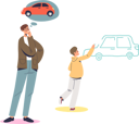 پیش‌نمایش فایل father-and-son-dreaming-of-car-4930737 از پک سرگرمی