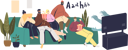 پیش‌نمایش فایل group-of-friends-watching-horror-movie-together-4930725 از پک سرگرمی