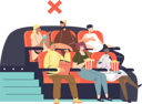 پیش‌نمایش فایل no-social-distance-in-cinema-with-people-sitting-closely-and-without-medical-masks-4930721 از پک سرگرمی