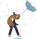 پیش‌نمایش فایل man-struggling-with-wind-holding-umbrella-in-rainy-4931216 از پک فضای باز