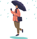 پیش‌نمایش فایل man-walking-in-rain-holding-umbrella-4931215 از پک فضای باز
