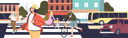 پیش‌نمایش فایل people-crossing-road-4931197 از پک فضای باز