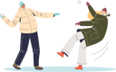 پیش‌نمایش فایل people-in-winter-playing-with-snowballs-4931228 از پک فضای باز