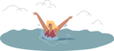پیش‌نمایش فایل woman-drowning-while-swimming-in-sea-4931203 از پک فضای باز
