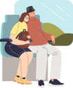 پیش‌نمایش فایل couple-sleeping-in-train-while-travelling-4931797 از پک حمل و نقل